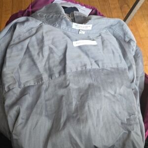 Geoffrey Beene Gray Lightweight Shirt Jacket